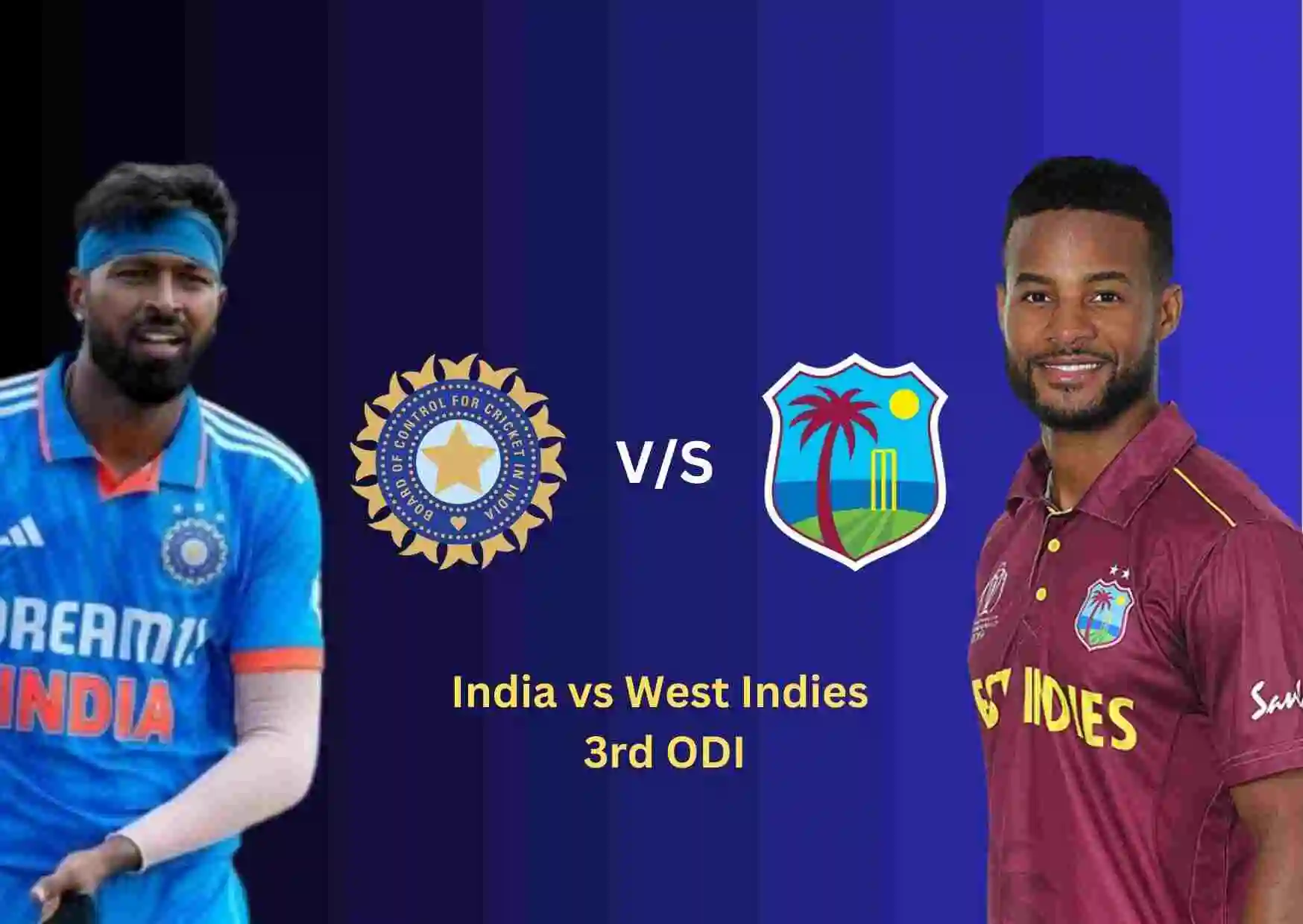 India vs West Indies 3rd ODI